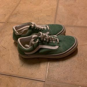green old skool vans